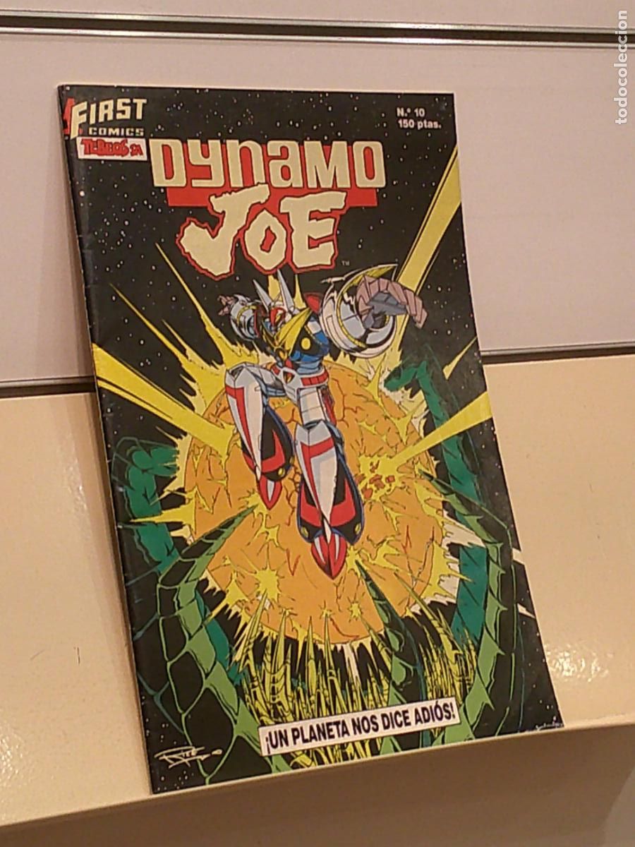 C&oacute;mics: DYNAMO JOE N&ordm; 10 &iexcl;UN PLANETA NOS DICE ADIOS! FIRST COMICS TEBEOS SA - EDICIONES B - Foto 1