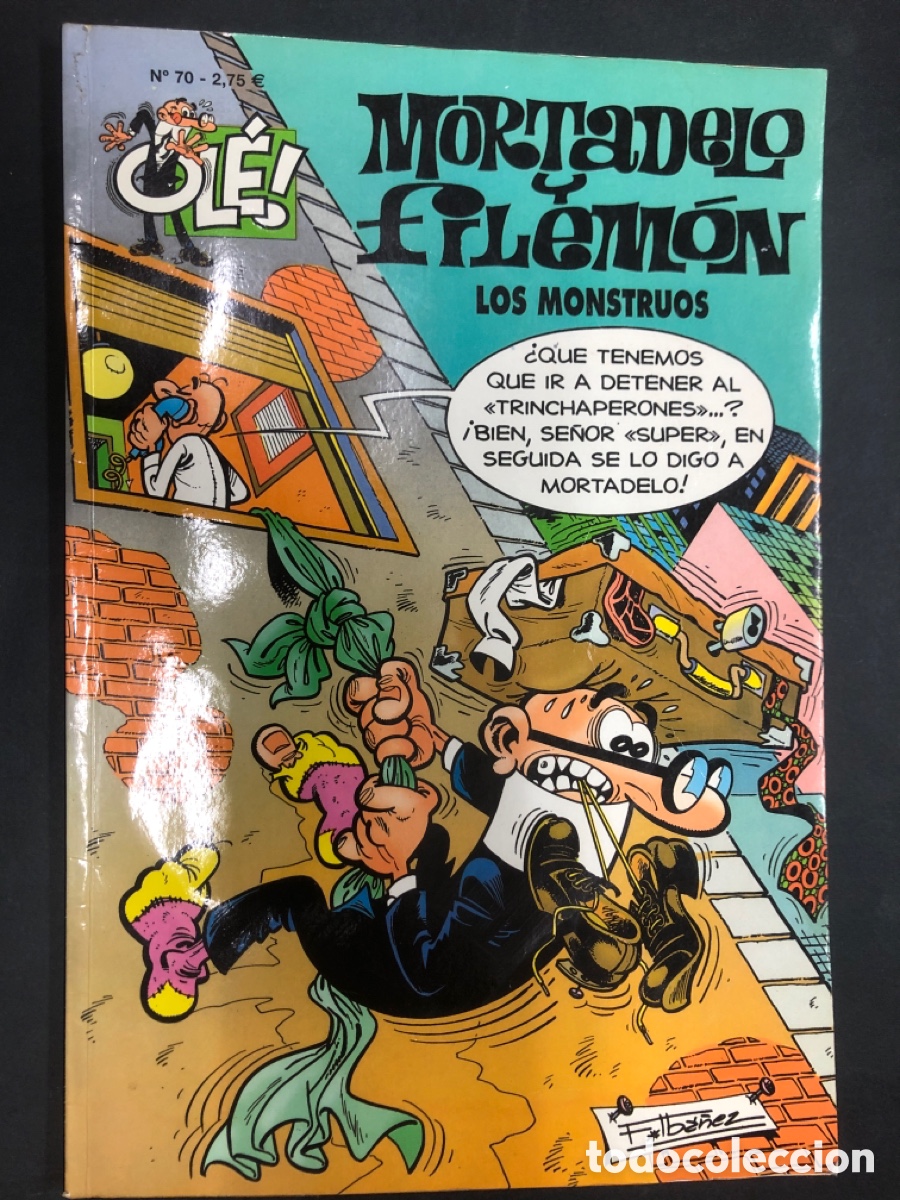 C&oacute;mics: COMIC OLE MORTADELO Y FILEMON N&ordm; 70 LOS MONSTRUOS EDICIONES B FRANCISCO IBA&Ntilde;EZ - Foto 1