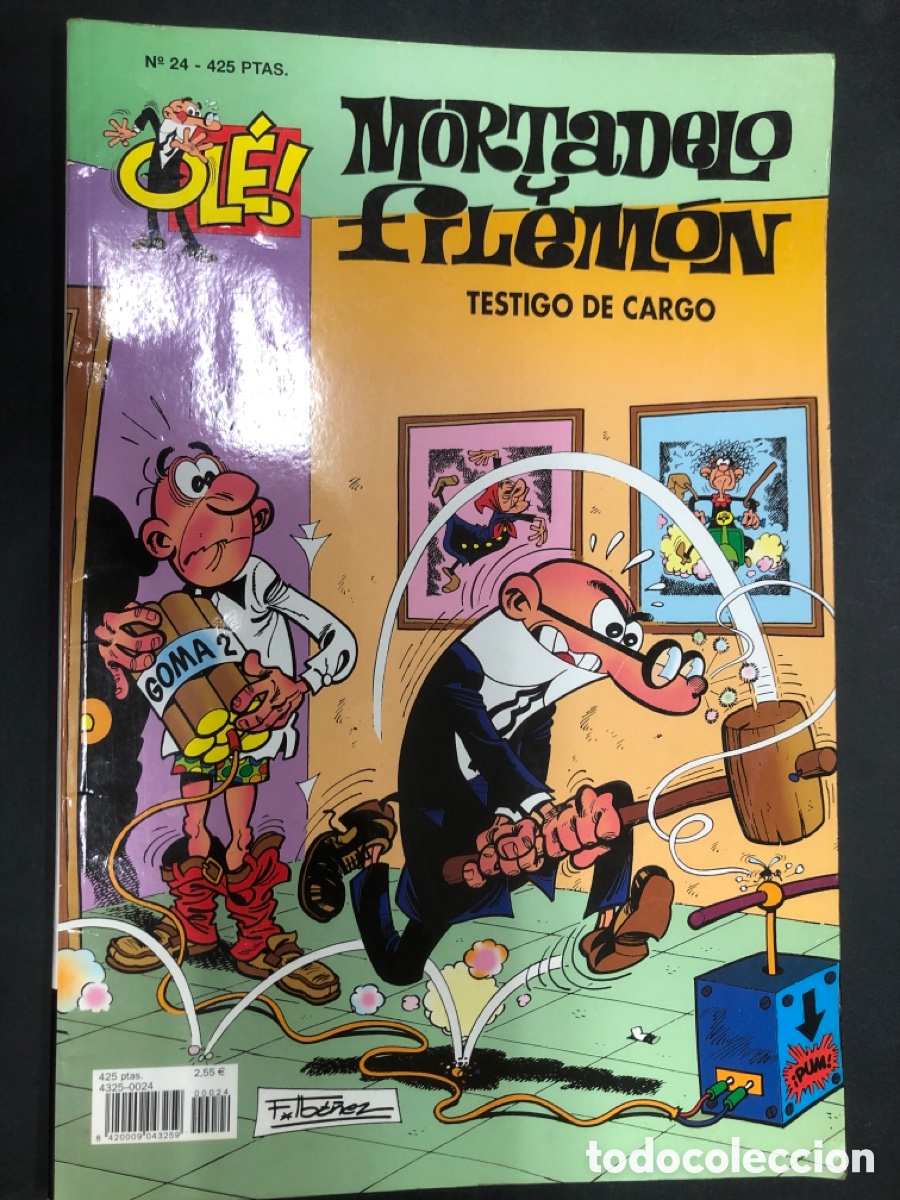 C&oacute;mics: COMIC OLE MORTADELO Y FILEMON N&ordm; 24 TESTIGO DE CARGO EDICIONES B FRANCISCO IBA&Ntilde;EZ - Foto 1