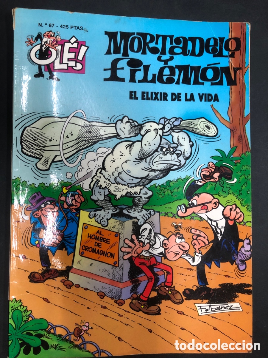 C&oacute;mics: COMIC OLE MORTADELO Y FILEMON N&ordm; 67 EL ELIXIR DE LA VIDA EDICIONES B FRANCISCO IBA&Ntilde;EZ - Foto 1