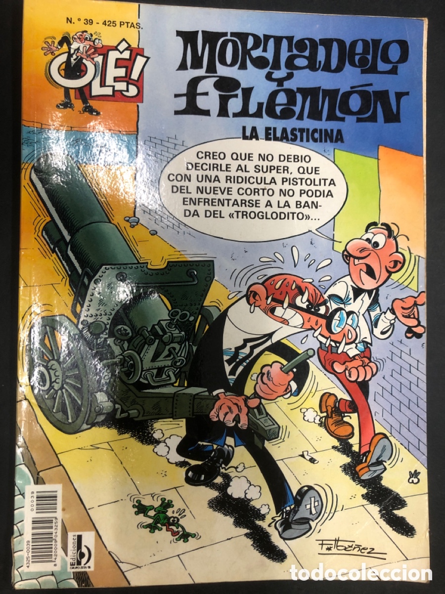 C&oacute;mics: COMIC OLE MORTADELO Y FILEMON N&ordm; 39 LA ELASTICINA EDICIONES B FRANCISCO IBA&Ntilde;EZ - Foto 1
