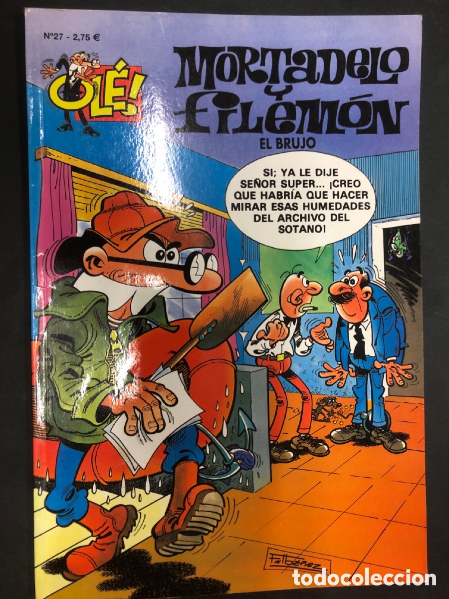 C&oacute;mics: COMIC OLE MORTADELO Y FILEMON N&ordm; 27 EL BRUJO EDICIONES B FRANCISCO IBA&Ntilde;EZ - Foto 1