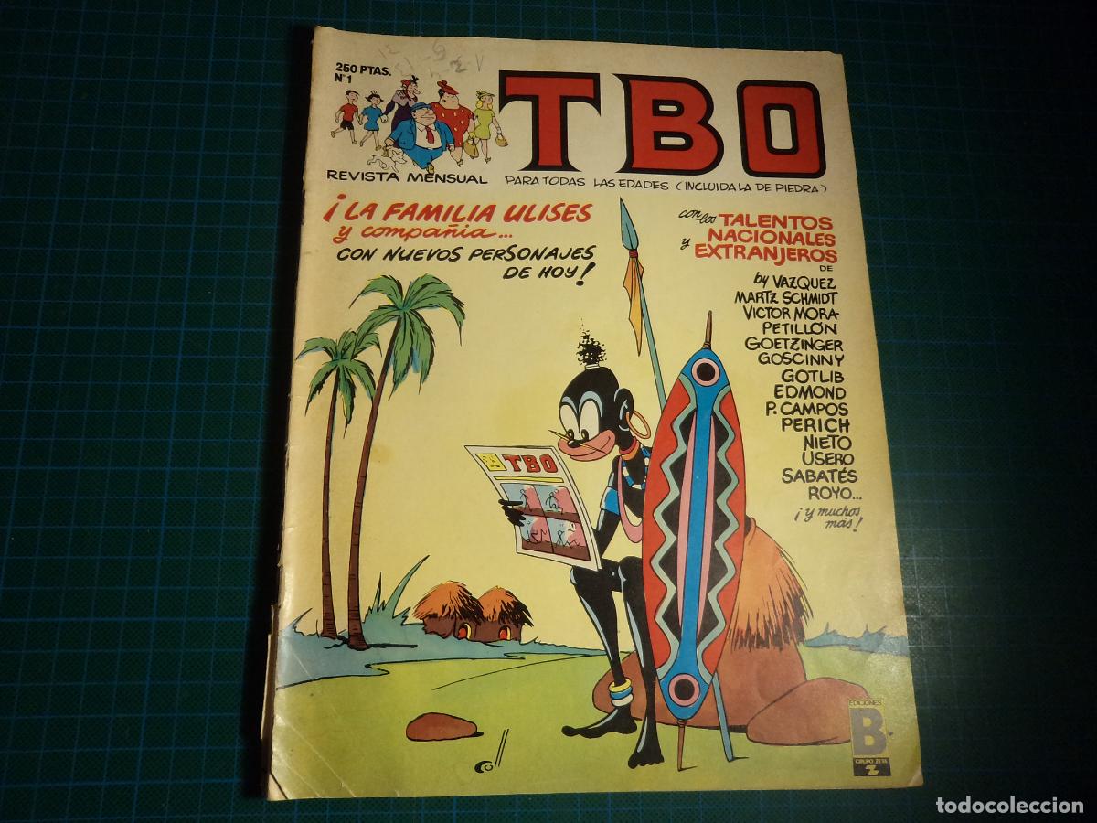 C&oacute;mics: TBO. n&ordm; 1. Ediciones B. Lomo abierto. (Ref. 8-B). - Foto 1