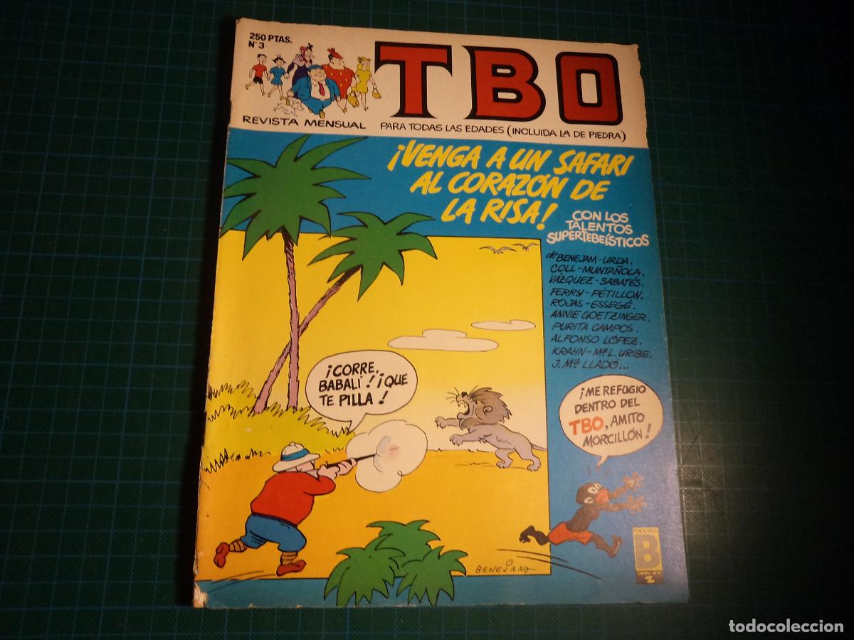 C&oacute;mics: TBO. n&ordm; 3. Ediciones B. Lomo abierto. (Ref. 8-B). - Foto 1