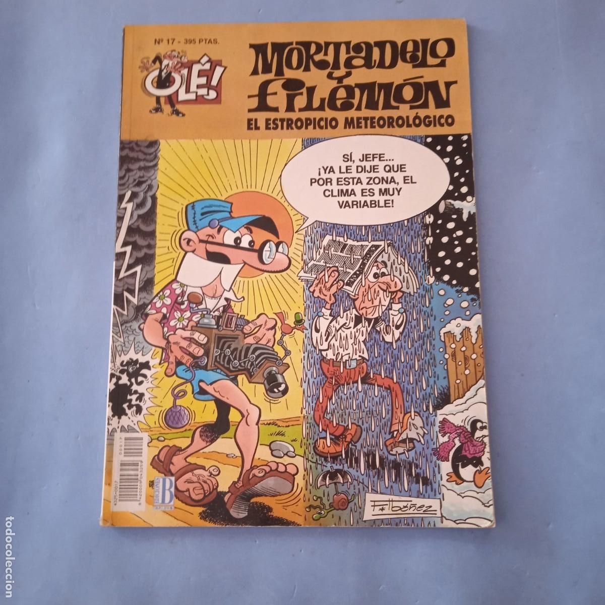 C&oacute;mics: OL&Eacute; !: MORTADELO Y FILEM&Oacute;N N&ordm; 17 A&Ntilde;O 1996, GRAN FORMATO - Foto 1