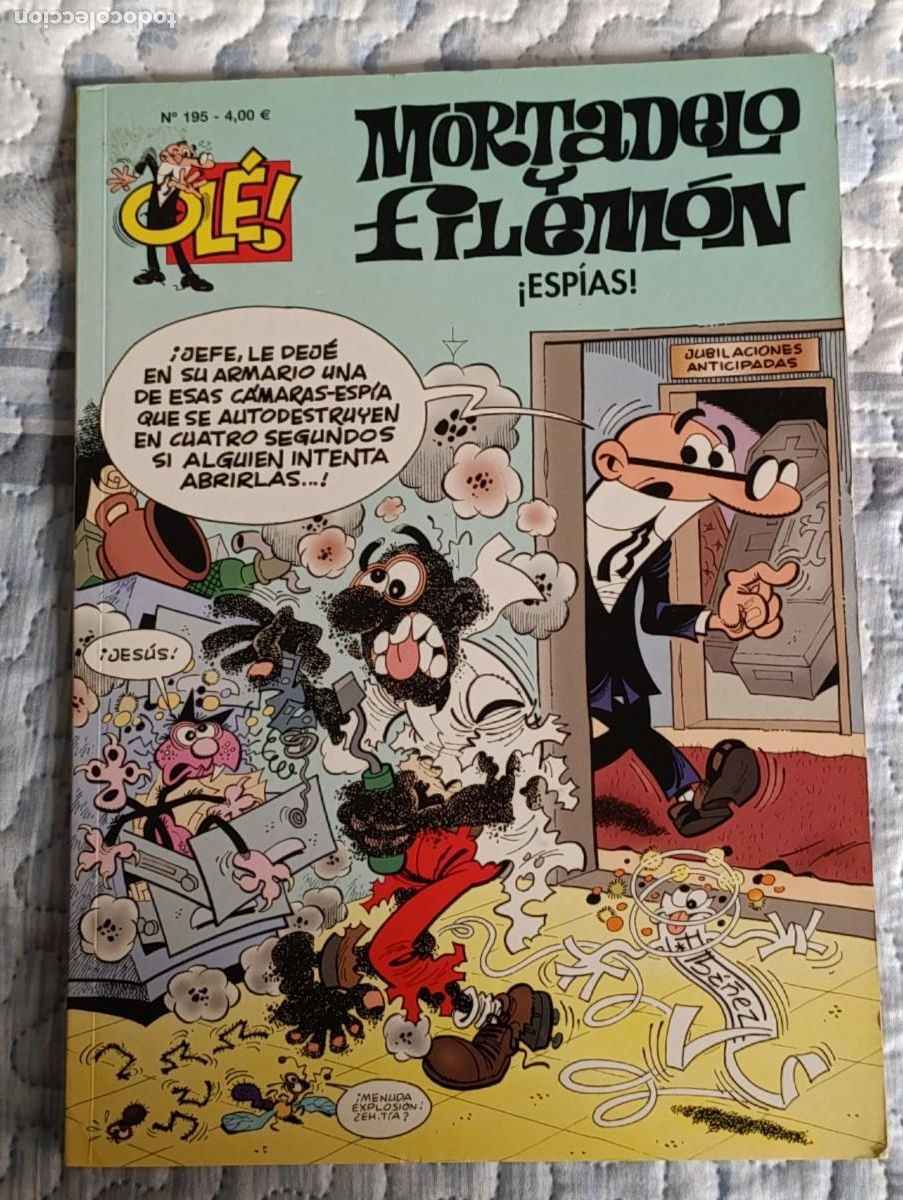 C&oacute;mics: OLE MORTADELO Y FILEMON 195 ESPIAS - Foto 1