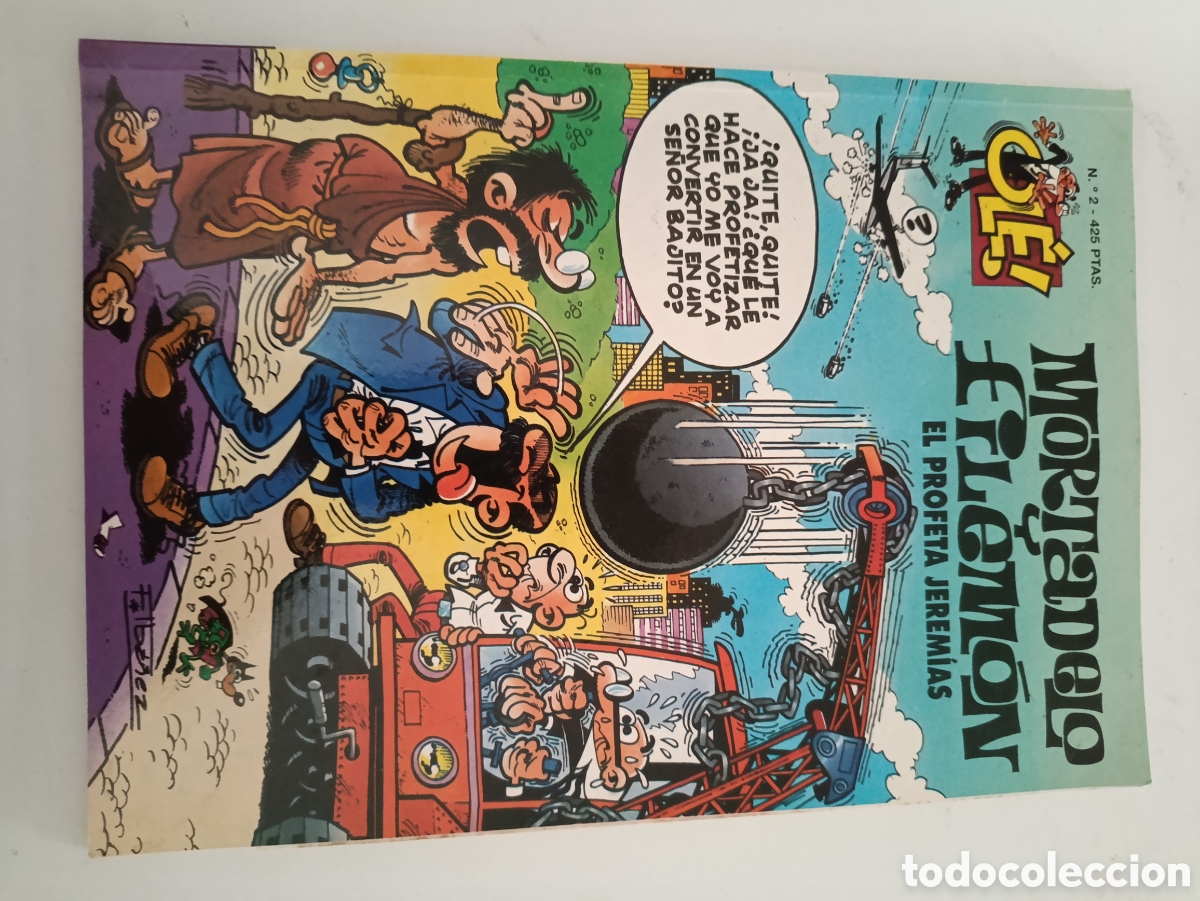 C&oacute;mics: 2 oles Mortadelo y Filem&oacute;n. troquelados .Num 2 y 15 - Foto 2