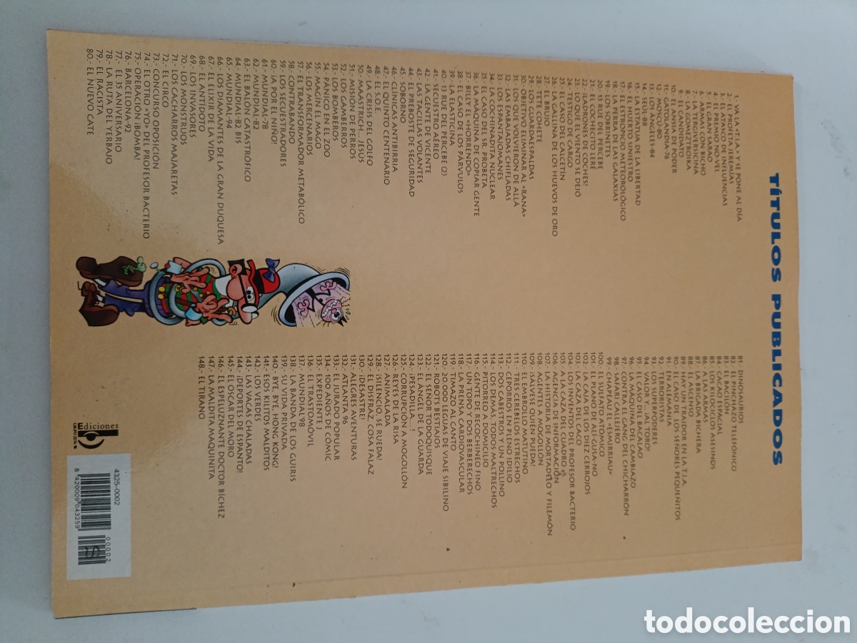 C&oacute;mics: 2 oles Mortadelo y Filem&oacute;n. troquelados .Num 2 y 15 - Foto 4