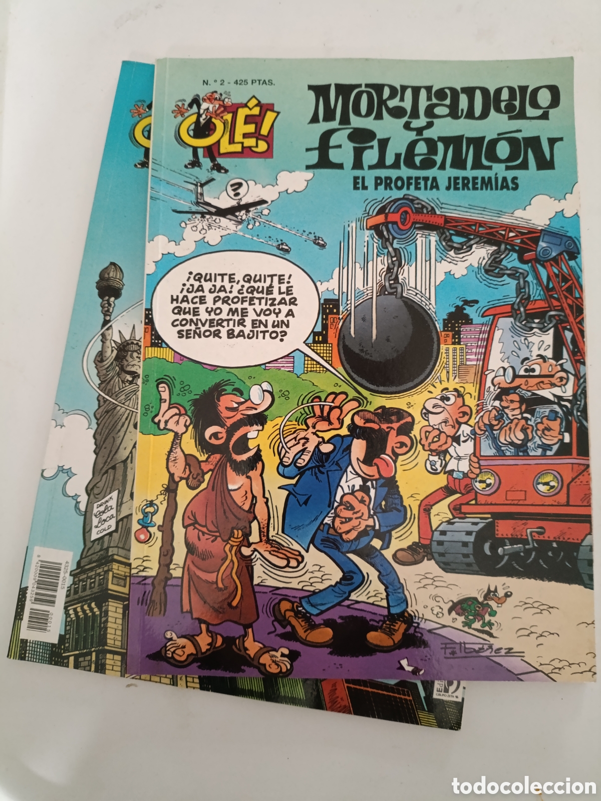 C&oacute;mics: 2 oles Mortadelo y Filem&oacute;n. troquelados .Num 2 y 15 - Foto 1