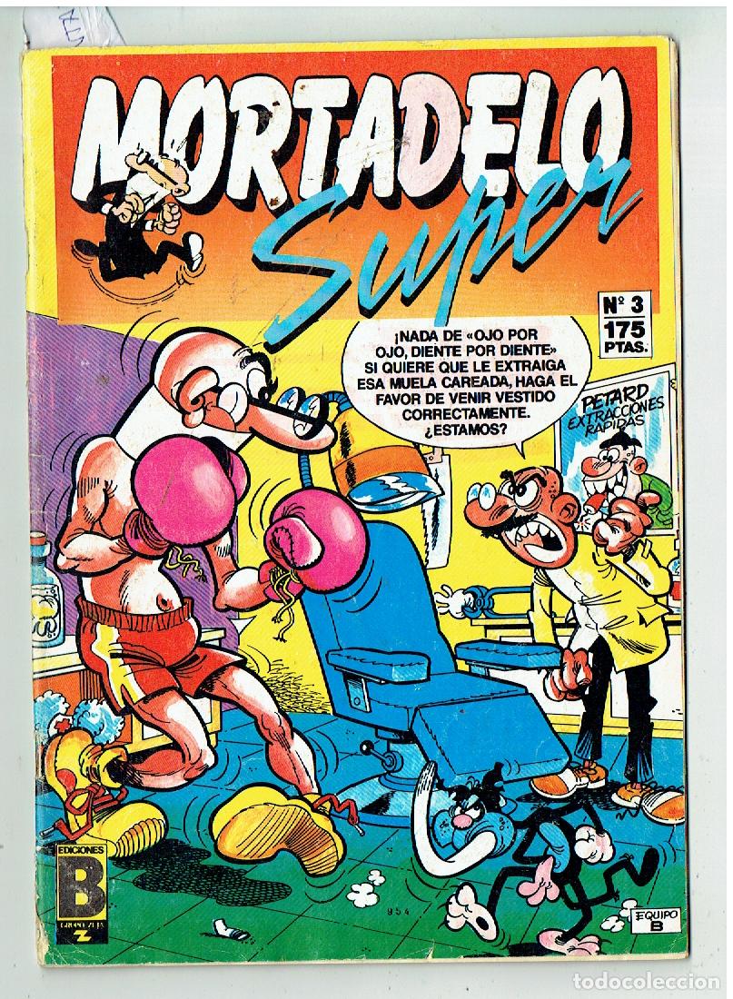 C&oacute;mics: MORTADELO SUPER. N&ordm; 3. DELIRANTE ROCOCO. EDICIONES B. 1987. (C/A27). - Foto 1