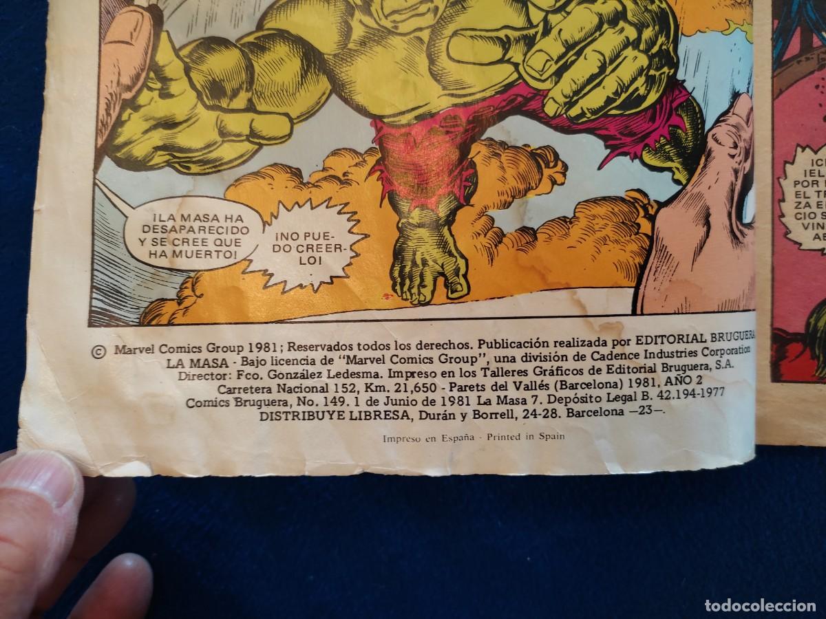 C&oacute;mics: La Masa N&ordm; 7 Editorial Bruguera 1981 - Foto 4