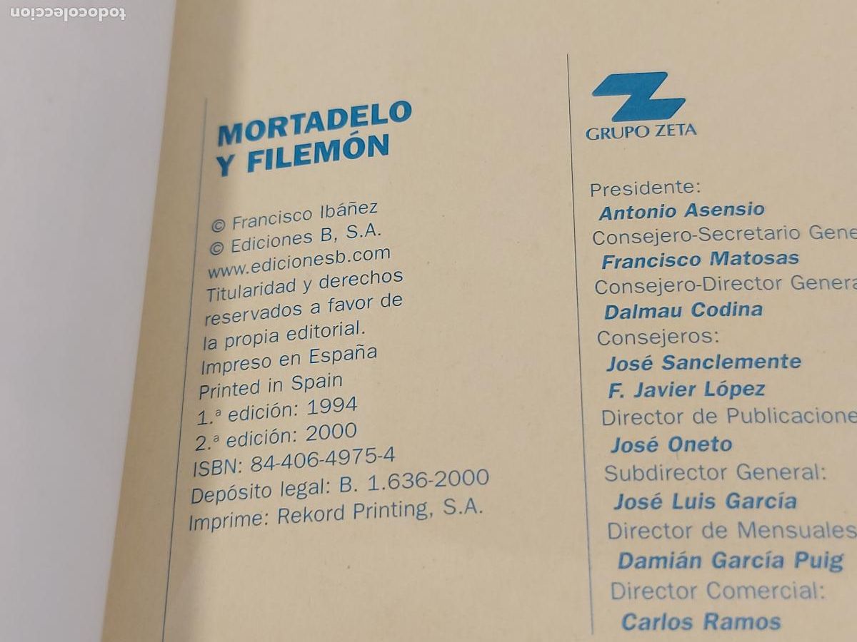 C&oacute;mics: MORTADELO Y FILEM&Oacute;N / 93 / 2&ordf; ED/ LOS SUPERPODERES / EDICIONES B-2000 / BUEN ESTADO - Foto 2