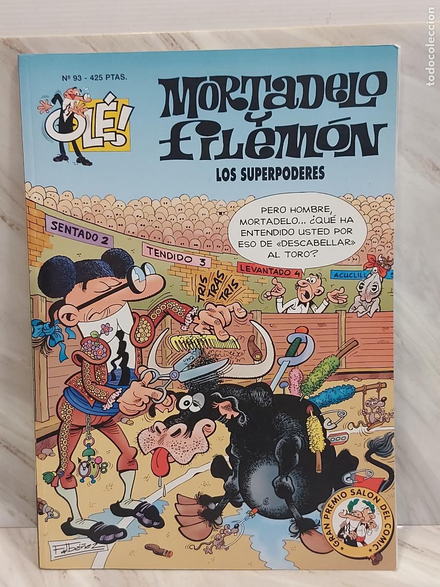 C&oacute;mics: MORTADELO Y FILEM&Oacute;N / 93 / 2&ordf; ED/ LOS SUPERPODERES / EDICIONES B-2000 / BUEN ESTADO - Foto 1