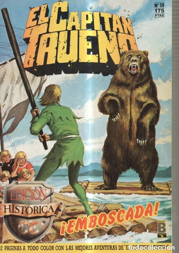 C&oacute;mics: EL CAPITAN TRUENO N&ordm; 59, &iexcl;EMBOSCADA!, EDICI&Oacute;N HISTORICA, EDICIONES B, - Foto 1