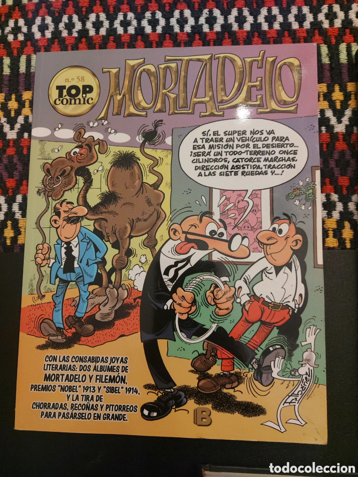 C&oacute;mics: TOP COMIC MORTADELO 58,TOP COMIC MORTADELO 42, SUPERTOPCOMIC 4-MORTADELO Y FILEMON EDICIONES B - Foto 2