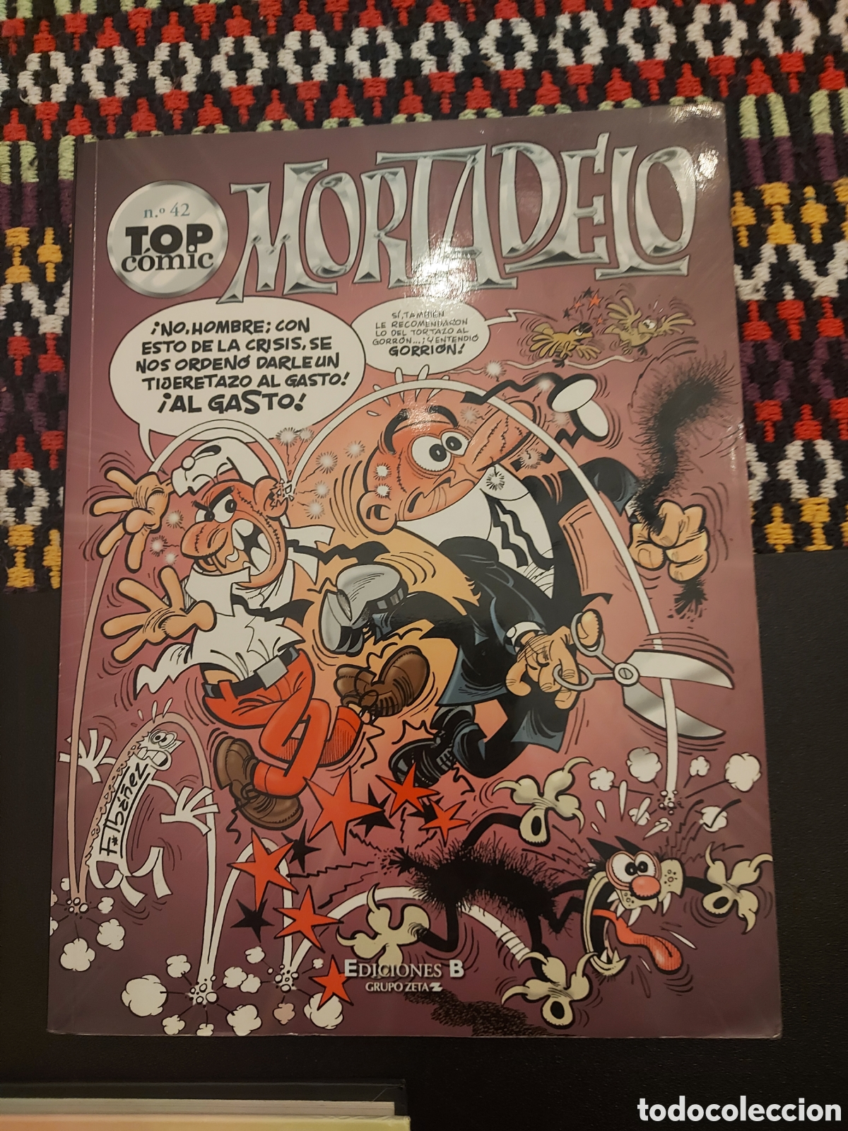 C&oacute;mics: TOP COMIC MORTADELO 58,TOP COMIC MORTADELO 42, SUPERTOPCOMIC 4-MORTADELO Y FILEMON EDICIONES B - Foto 3