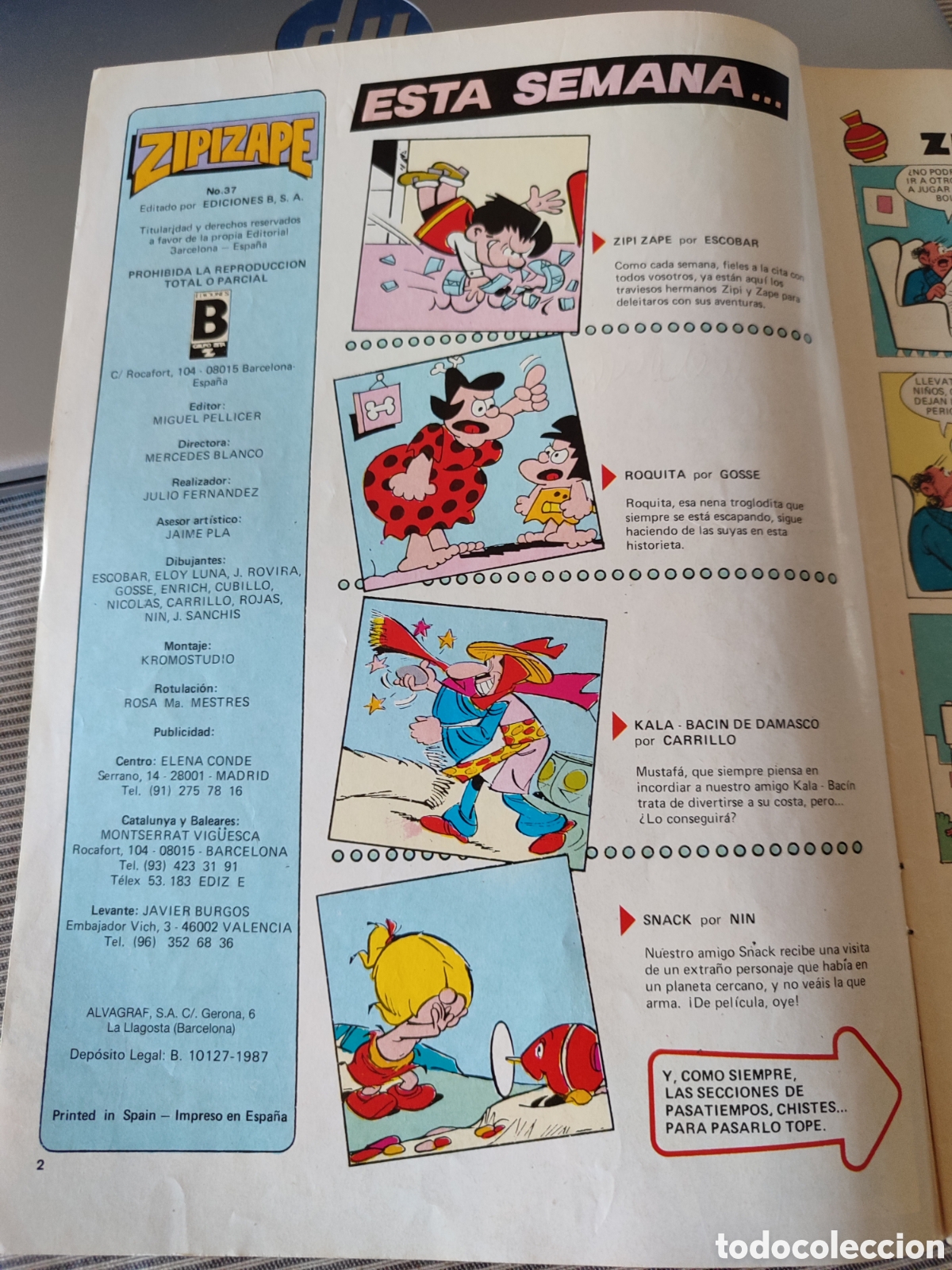 C&oacute;mics: ZIPI ZAPE nro 37 buen estado - Foto 3