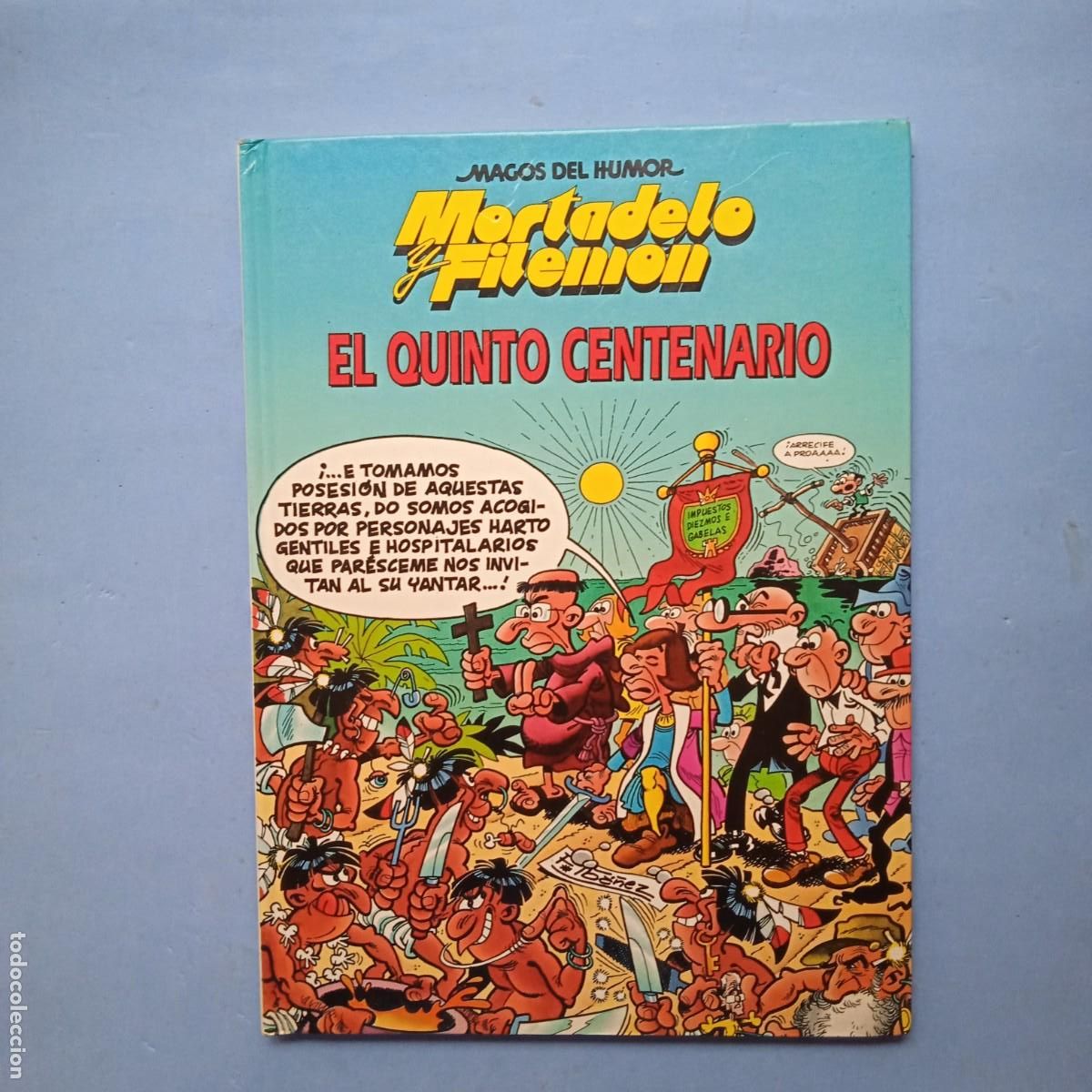 C&oacute;mics: MAGOS DEL HUMOR : MORTADELO Y FILEM&Oacute;N, EL QUINTO CENTENARIO (CIRCULO DE LECTORES) 1995 - Foto 1