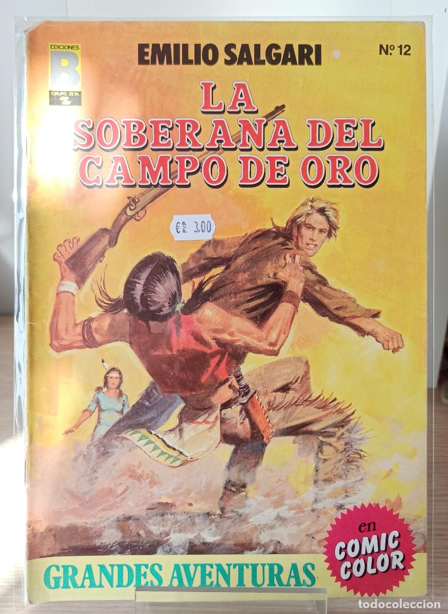 C&oacute;mics: GRANDES AVENTURAS - LA SOBERANA DEL CAMPO DE ORO de E. Salgari (Ed. B) N&ordm; 12 - Foto 1