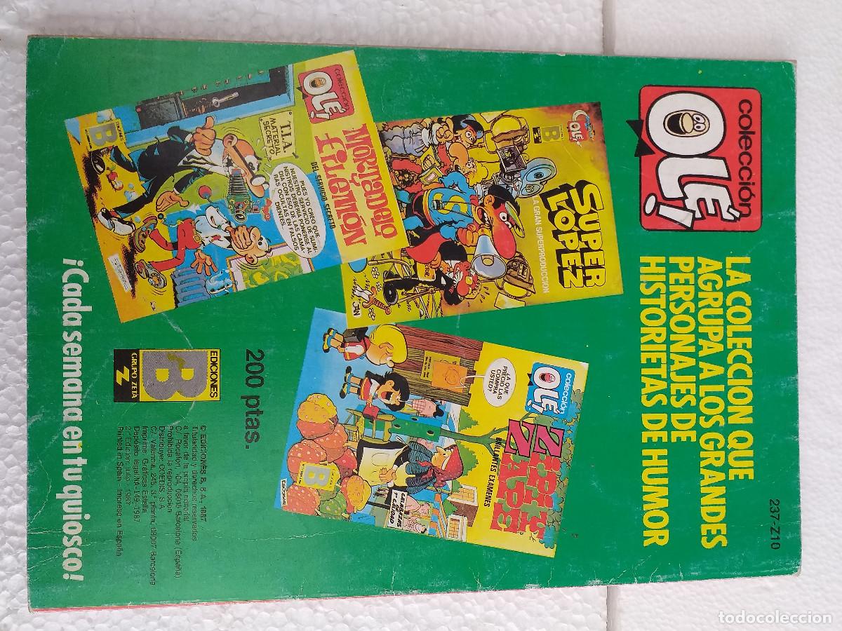 C&oacute;mics: OLE ZIPI Y ZAPE - N&deg; 237 - Z10 - 2&ordf; edici&oacute;n - 1987 EDICIONES B - Foto 2