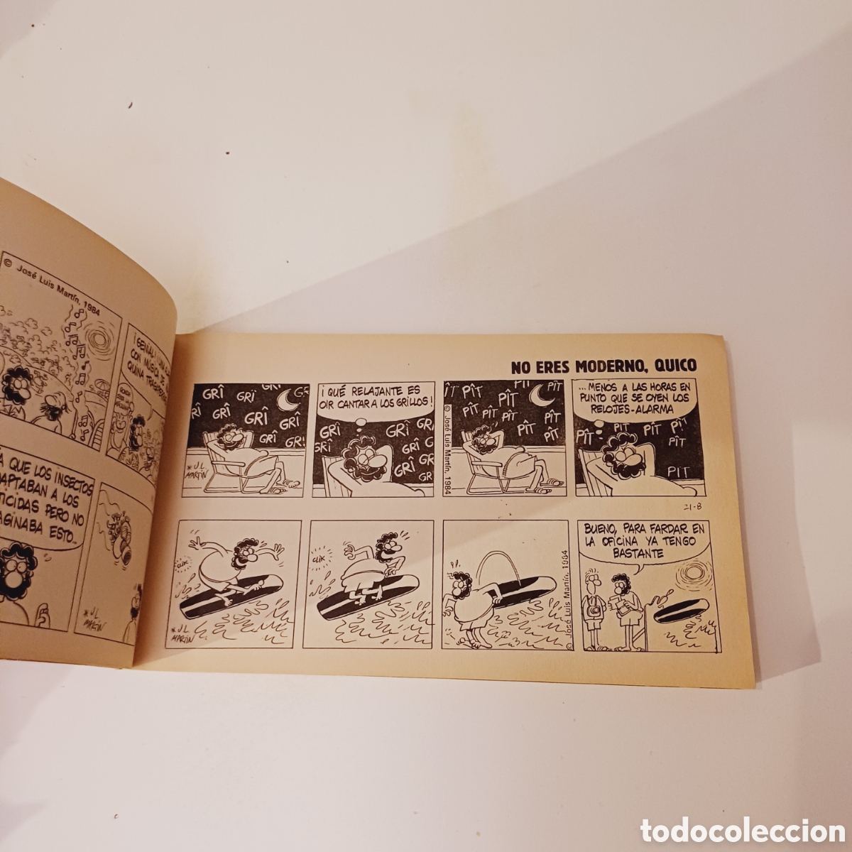C&oacute;mics: Comic No eres moderno Quico - Jose Luis Martin Zabala - Ediciones B 1988 - Foto 2