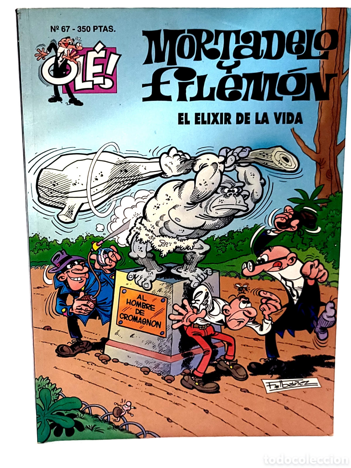 C&oacute;mics: CASI EXCELENTE ESTADO MORTADELO Y FILEMON 67 PRIMERA EDICION EL ELIXIR DE LA VIDA OLE EDICIONES B - Foto 1