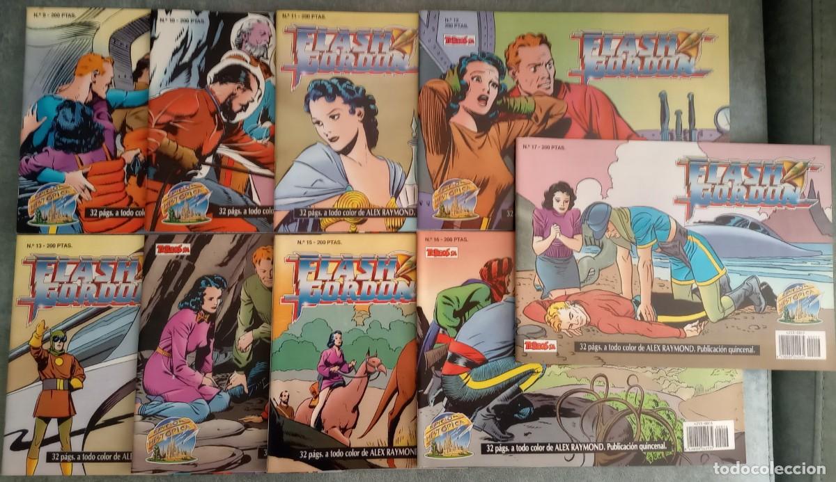 C&oacute;mics: FLASH GORDON Nos. 1 al 17, de Alex Raymond, de TEBEOS, S.A.. EDICIONES B, 1988. - Foto 2