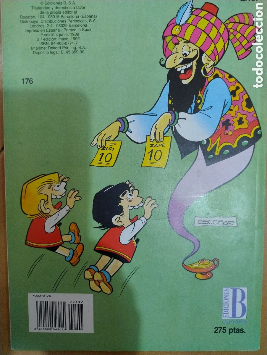 C&oacute;mics: Zipi y Zape n&uacute;mero 176 ol&eacute; coleccion - Foto 2