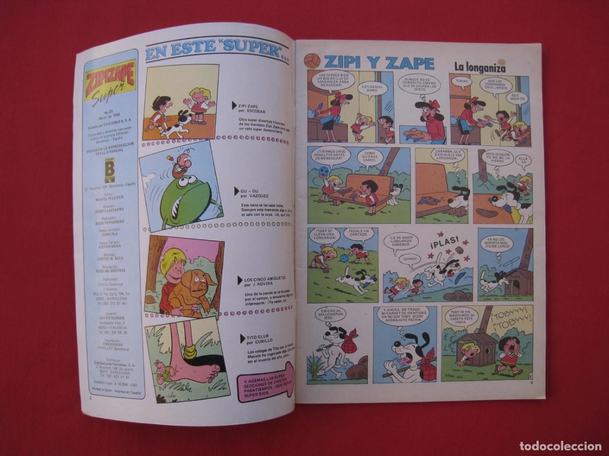 C&oacute;mics: SUPER ZIPI Y ZAPE - N&ordm; 25 - EDICIONES B. - Foto 6