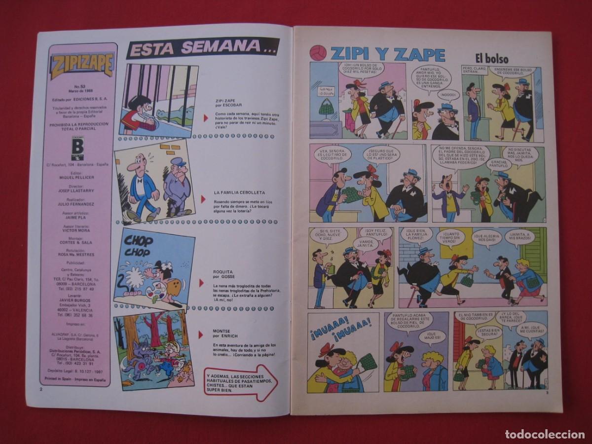 C&oacute;mics: ZIPI Y ZAPE - N&ordm; 53 - EDICIONES B. - Foto 6
