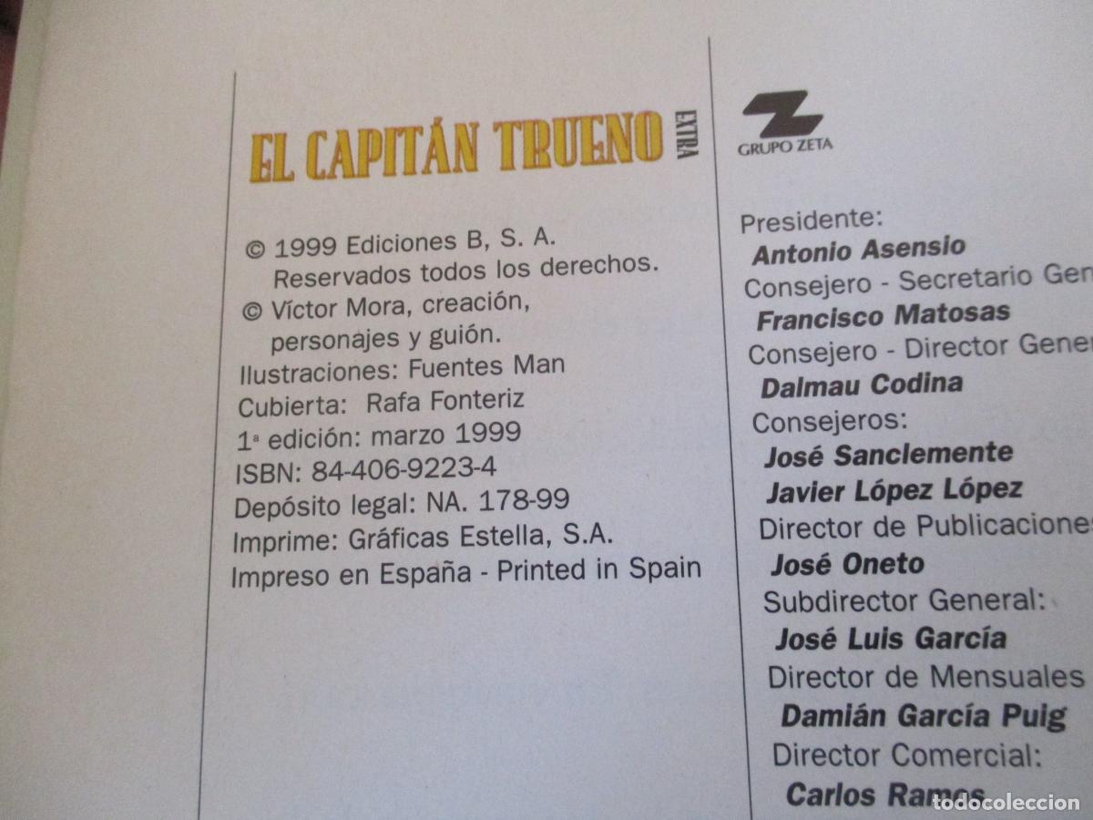 C&oacute;mics: EL CAPIT&Aacute;N TRUENO EXTRA, EDICIONES B-1999 - Foto 2