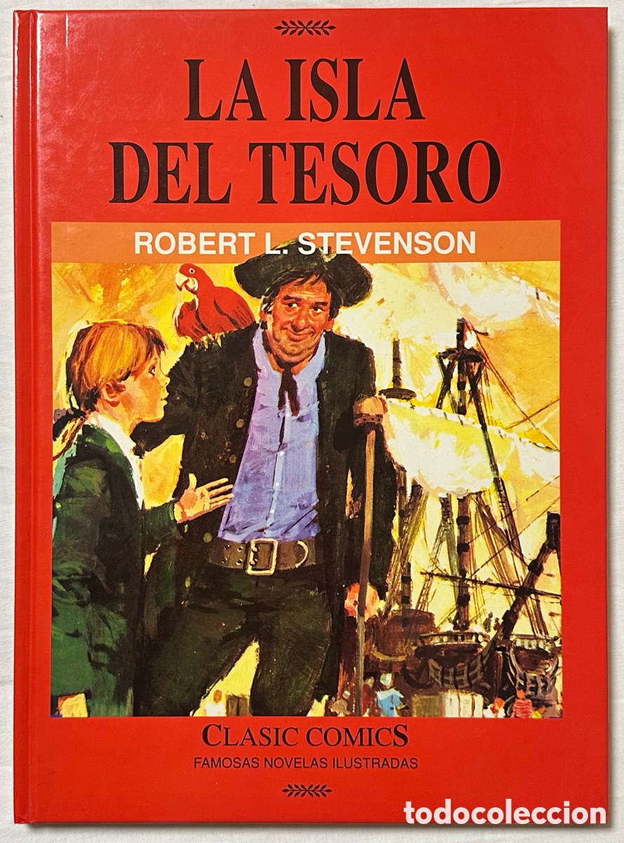 C&oacute;mics: La Isla del Tesoro. Robert L. Stevenson. Cl&aacute;sicos c&oacute;mics. 1991, primera edici&oacute;n. - Foto 2