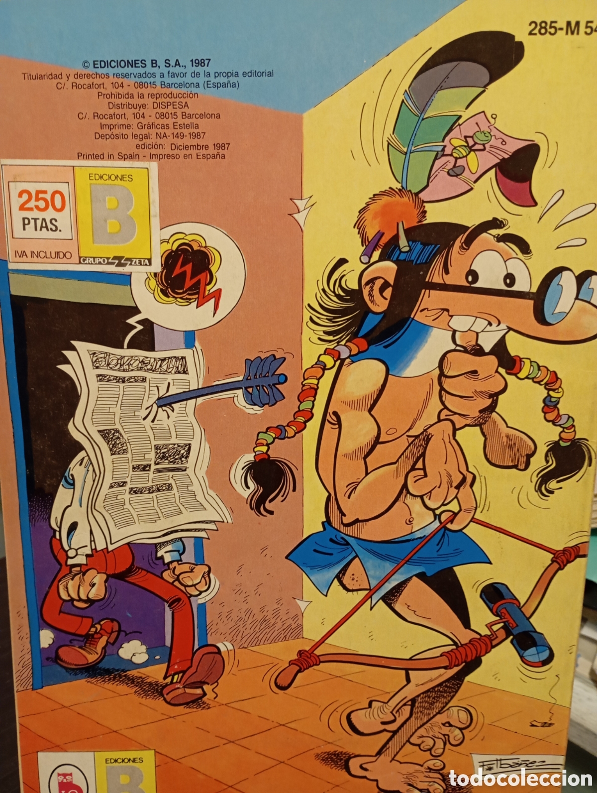 C&oacute;mics: Mortadelo y Filem&oacute;n, colecci&oacute;n Ol&eacute;, 285, M.54, ediciones B - Foto 2