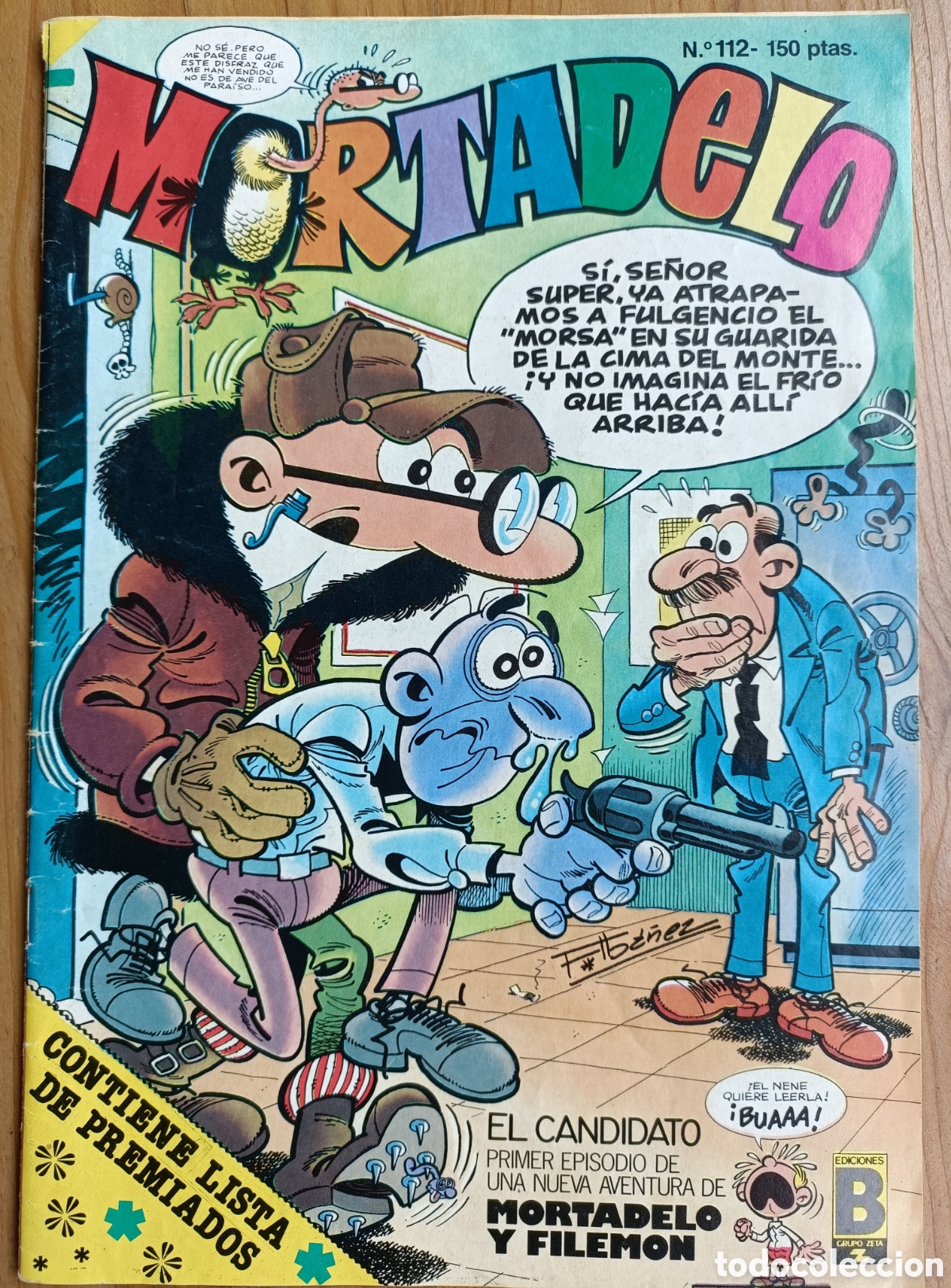 C&oacute;mics: Revista/comic Mortadelo y Filem&oacute;n N&deg;112, Ediciones B, 1989 - Foto 1