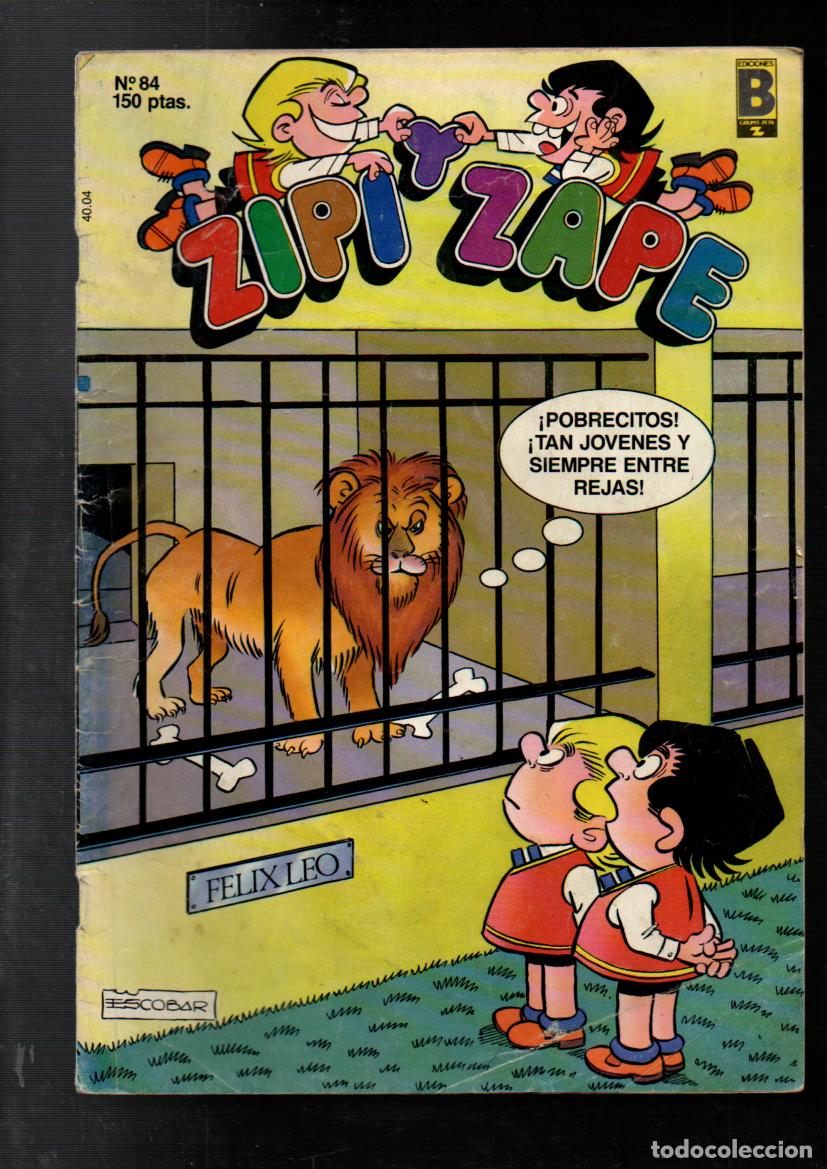 C&oacute;mics: ZIPI Y ZAPE. N&ordm; 84- EDICIONES B, 1988 - Foto 1