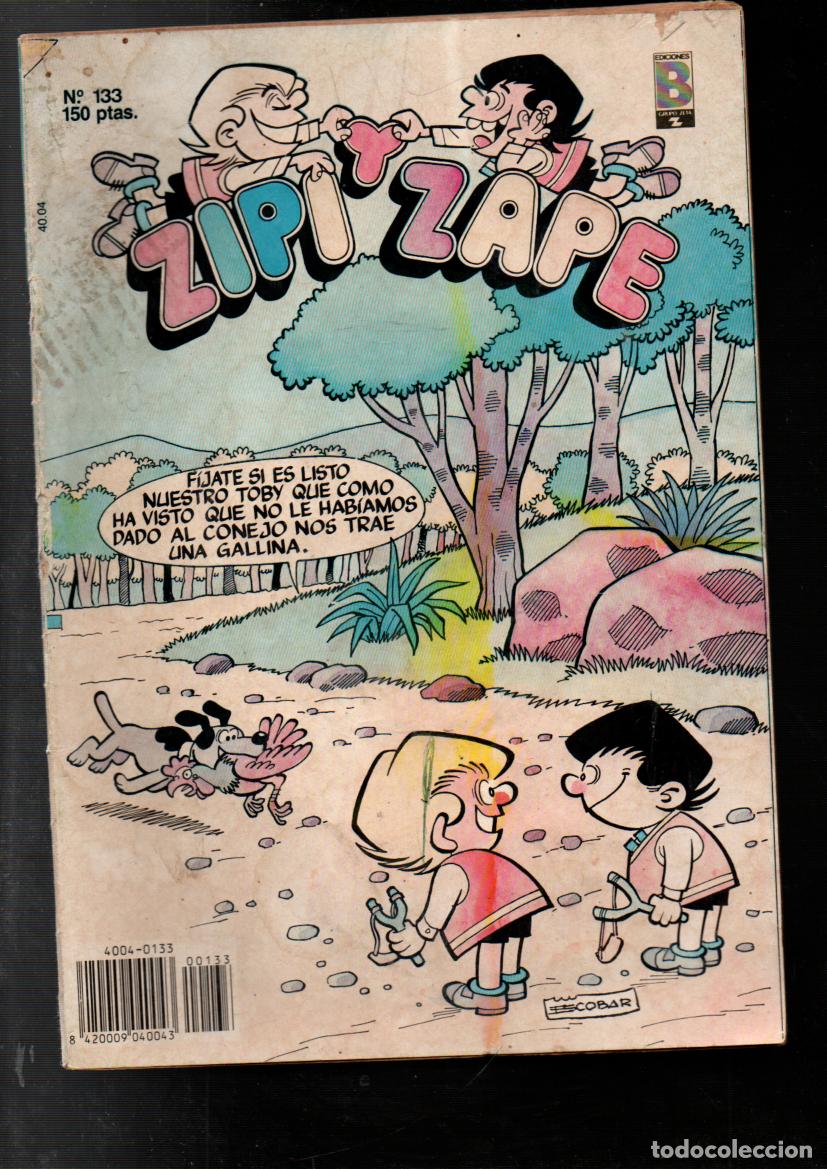 C&oacute;mics: ZIPI Y ZAPE. N&ordm; 133- EDICIONES B, 1990 - Foto 1