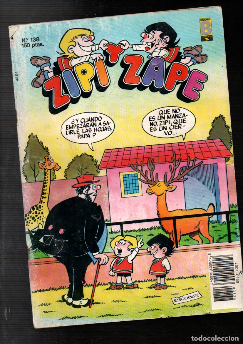 C&oacute;mics: ZIPI Y ZAPE. N&ordm; 138- EDICIONES B, 1990 - Foto 1