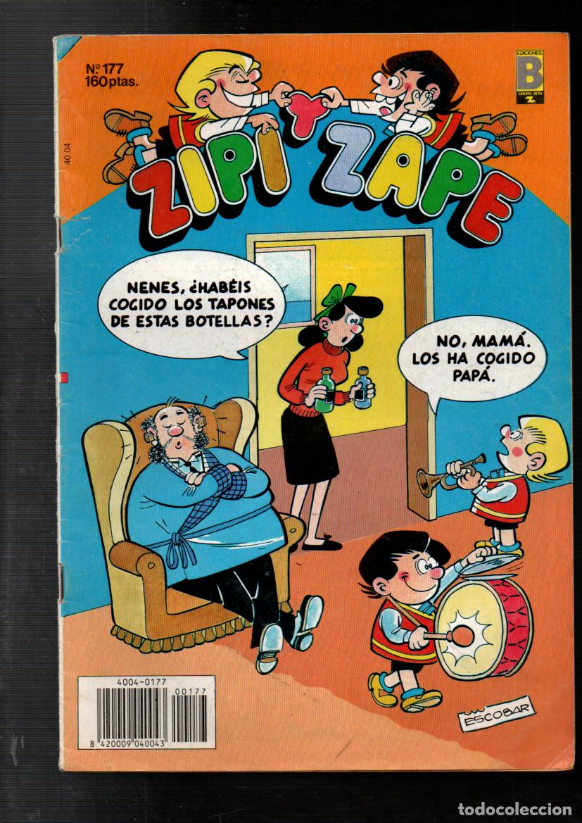 C&oacute;mics: ZIPI Y ZAPE. N&ordm; 177- EDICIONES B, 1990 - Foto 1