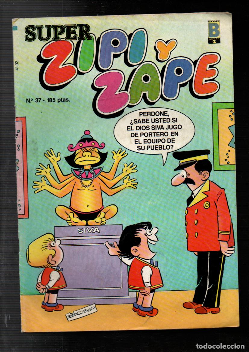 C&oacute;mics: SUPER ZIPI Y ZAPE. N&ordm; 37. EDICIONES B, 1988 - Foto 1
