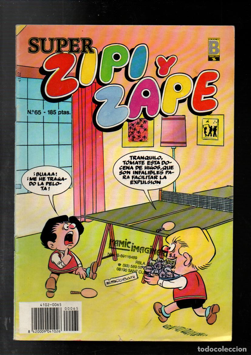 C&oacute;mics: SUPER ZIPI Y ZAPE. N&ordm; 65. EDICIONES B, 1990 - Foto 1