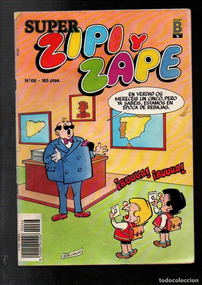 C&oacute;mics: SUPER ZIPI Y ZAPE. N&ordm; 66. EDICIONES B, 1990 - Foto 1