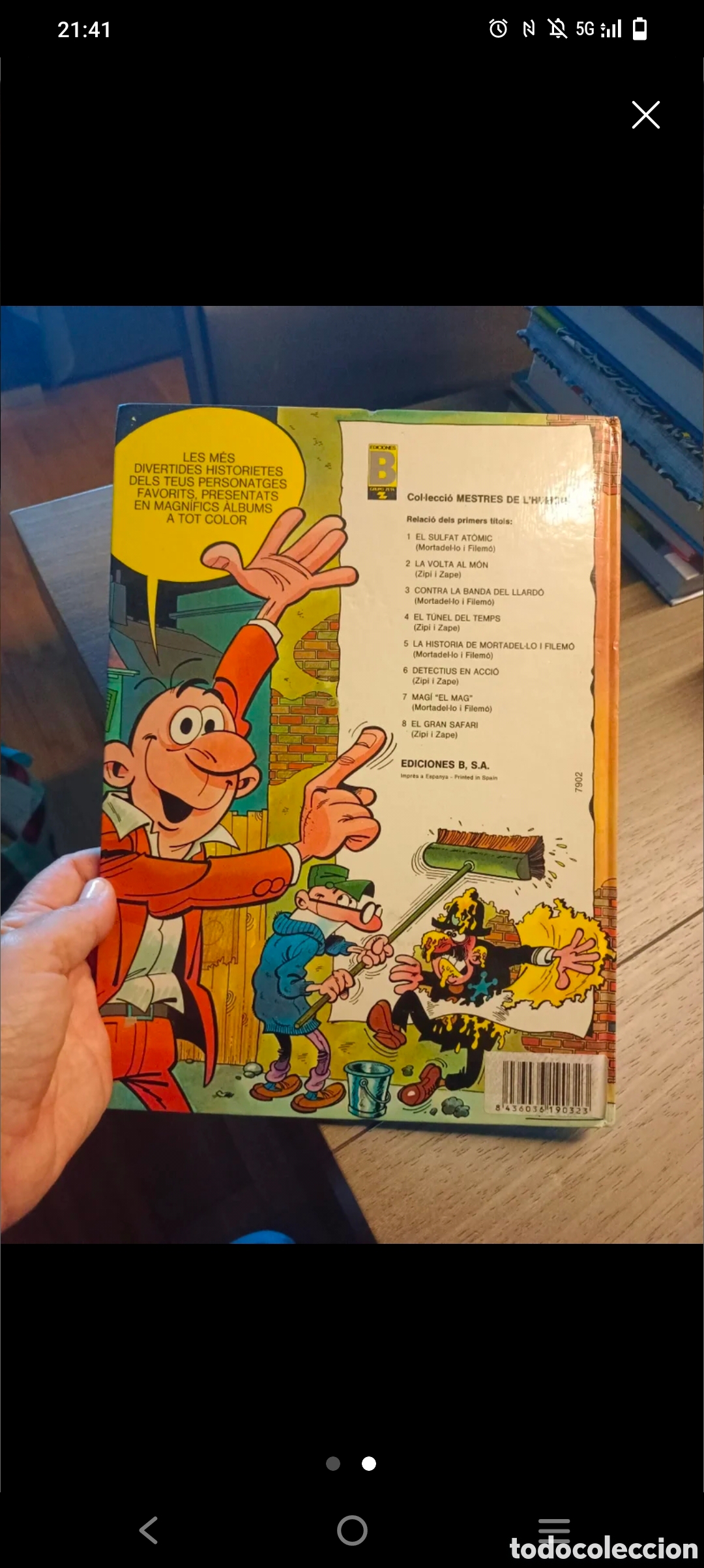 C&oacute;mics: C&ograve;mic de Zipi i Zape, en catal&agrave;, tapa durs - Foto 1