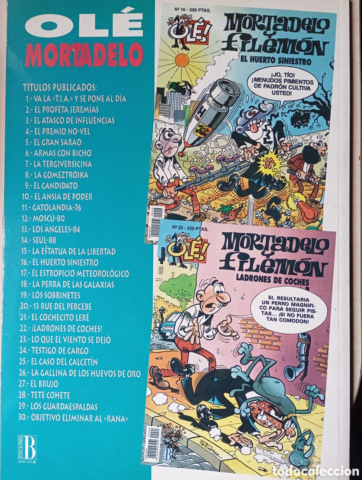 C&oacute;mics: Mortadelo y Filem&oacute;n, ediciones B, 31 - Foto 2