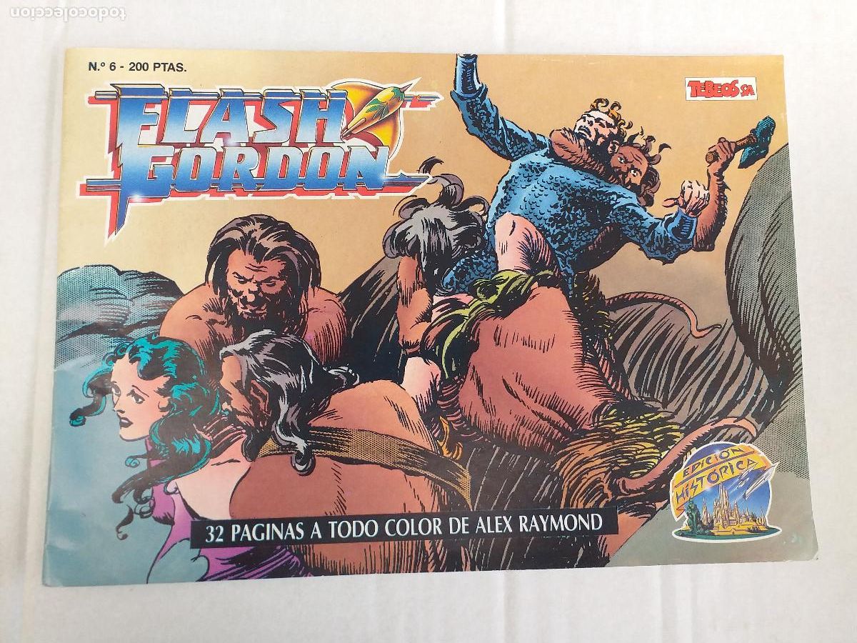 C&oacute;mics: FLASH GORDON - N&ordm; 6 - EDICI&Oacute;N HIST&Oacute;RICA - 1989 Ediciones B - Foto 1