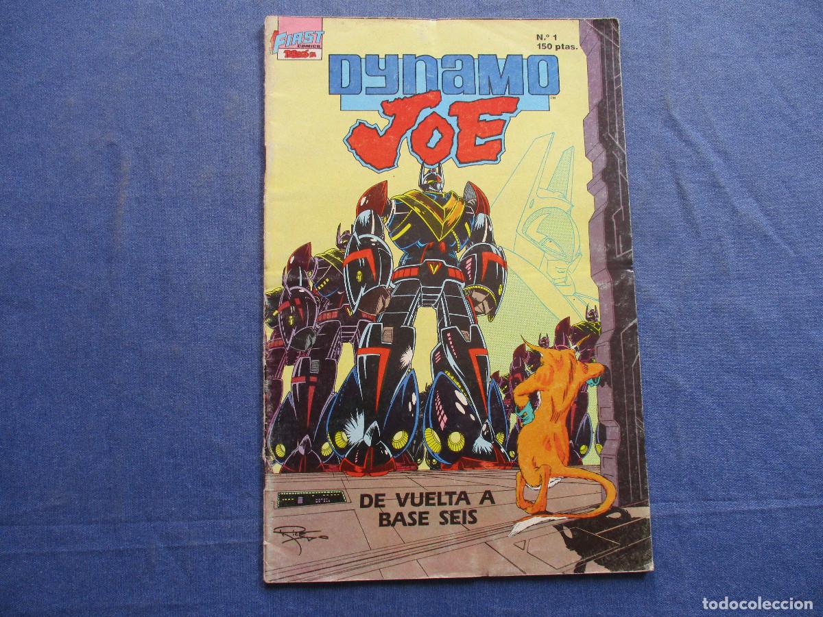 C&oacute;mics: FIRST COMICS / DYNAMO JOE N.&ordm; 1 &middot; TEBEOS S.A. 1988 EDICIONES B - Foto 1