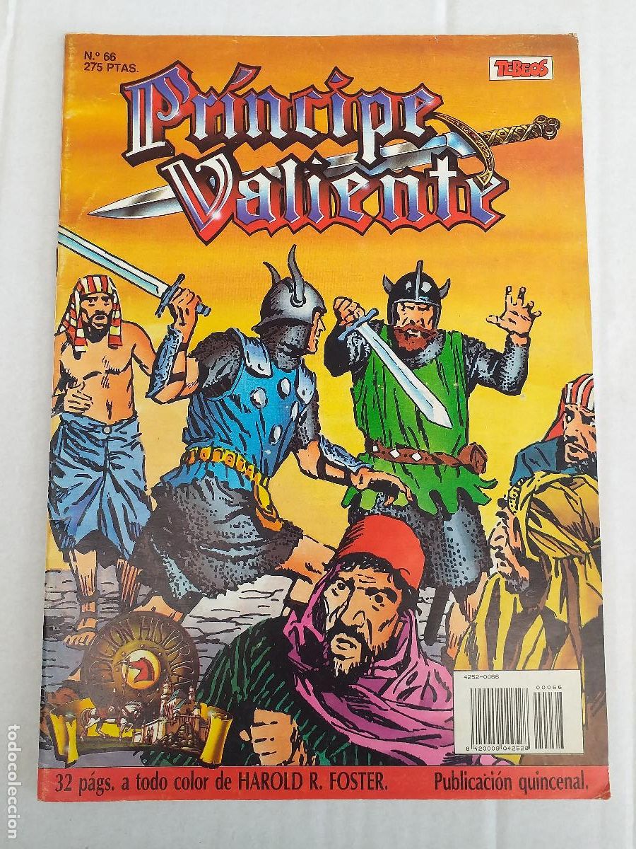 C&oacute;mics: PRINCIPE VALIENTE - N&ordm; 66 - EDICI&Oacute;N HIST&Oacute;RICA - 1991 Ediciones B - Foto 1