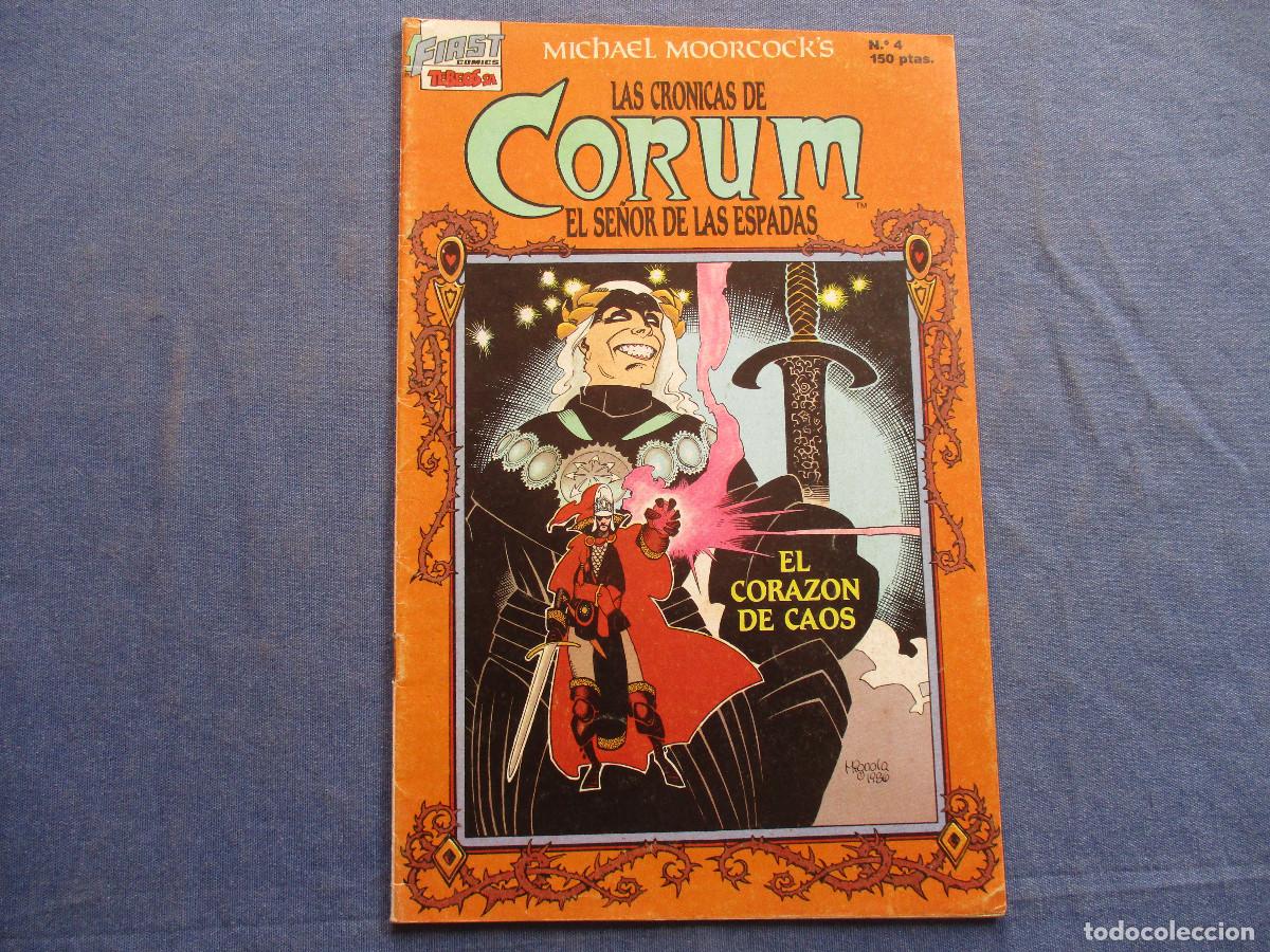 C&oacute;mics: FIRST COMICS / MICHAEL MOORCOCK&acute;S &middot; LAS CR&Oacute;NICAS DE CORUM EL SE&Ntilde;OR DE LAS ESPADAS N.&ordm; 4 EL CORAZ&Oacute;N D - Foto 1
