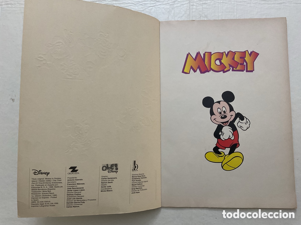 C&oacute;mics: OL&Eacute; DISNEY N&ordm; 21 - MICKEY EN LA ISLA ENCANTADA - EDICIONES B 1996 - Foto 2
