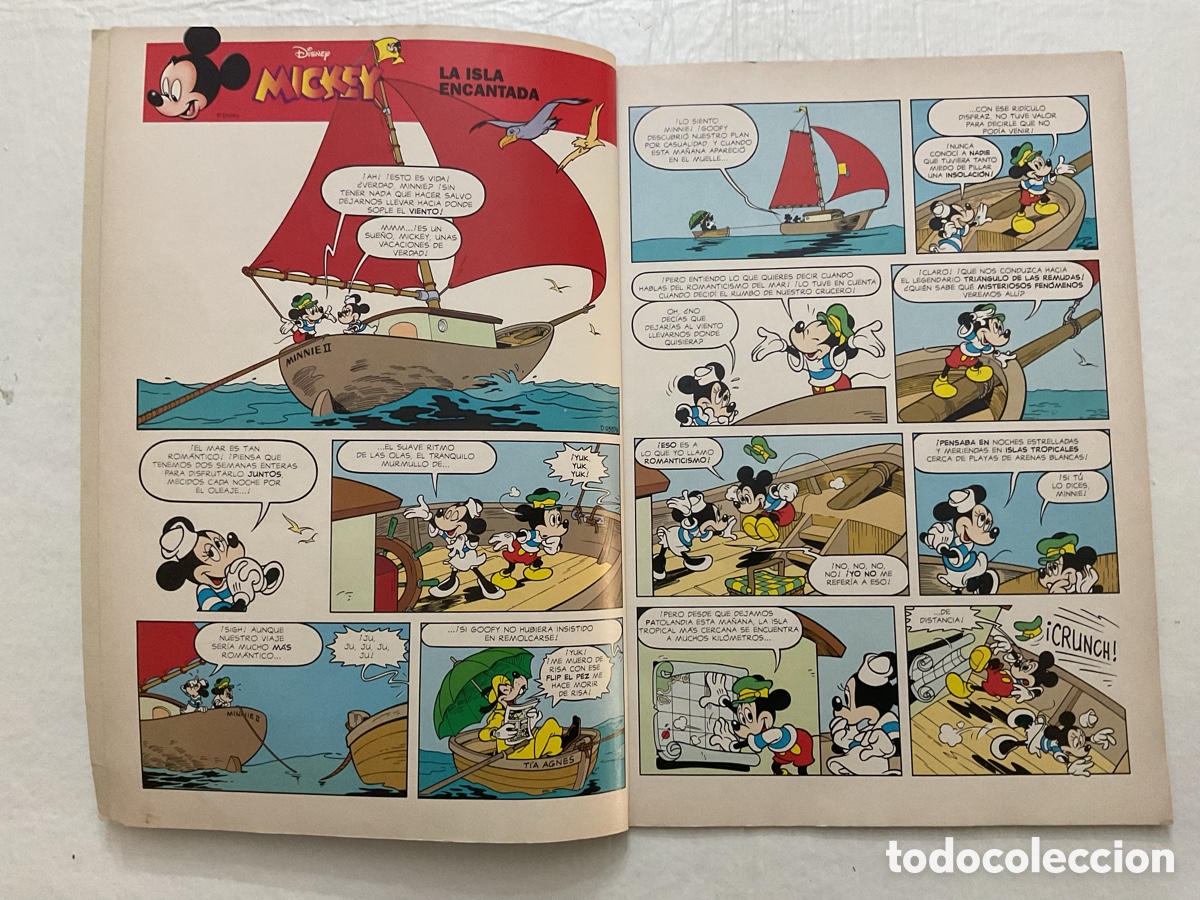 C&oacute;mics: OL&Eacute; DISNEY N&ordm; 21 - MICKEY EN LA ISLA ENCANTADA - EDICIONES B 1996 - Foto 3