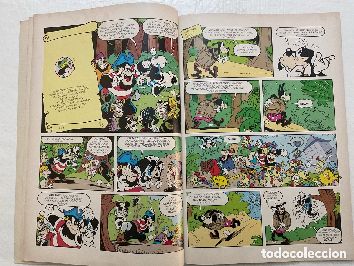 C&oacute;mics: OL&Eacute; DISNEY N&ordm; 21 - MICKEY EN LA ISLA ENCANTADA - EDICIONES B 1996 - Foto 4